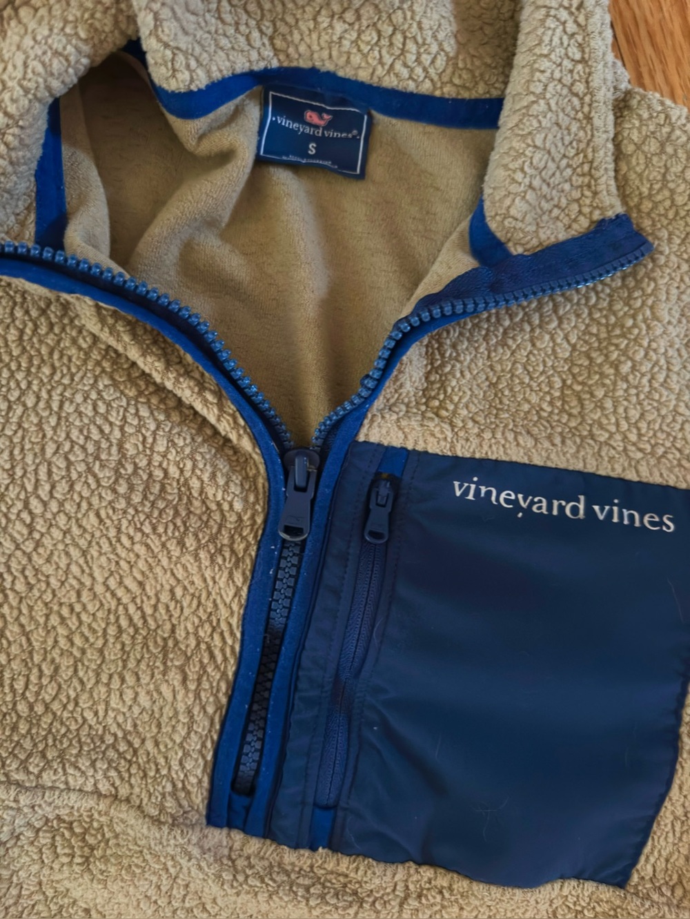 Vineyard Vines Stillwater Sherpa Fleece Quarter-Zip Pullover